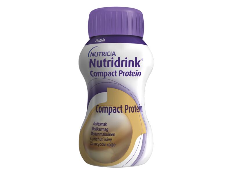Nutridrink Compact Protein nápoj s příchutí kávy 4x125 ml