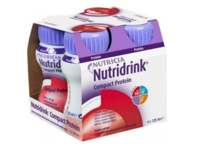 Nutridrink Compact Protein nápoj s příchutí lesního ovoce 4x125 ml Nutridrink Compact Protein nápoj s příchutí lesního ovoce 4x125 ml