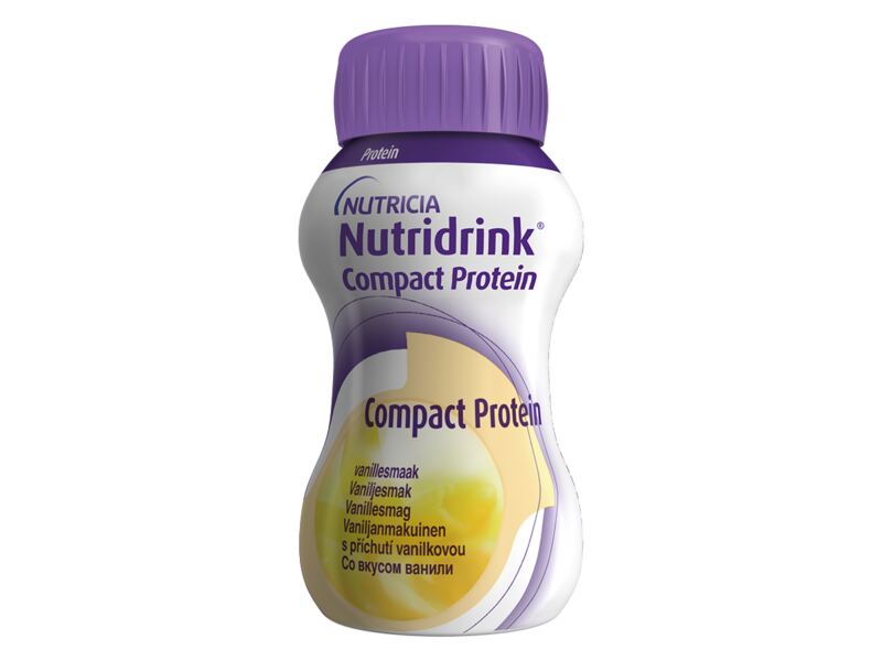 Nutridrink Compact Protein nápoj s vanilkovou příchutí 4x125 ml