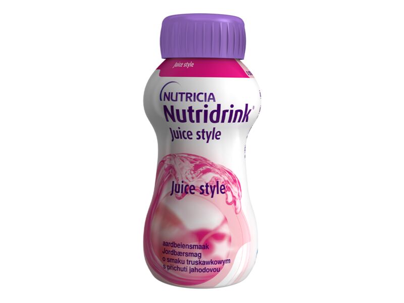 Nutridrink Juice Style nápoj s jahodovou příchutí 4x200 ml