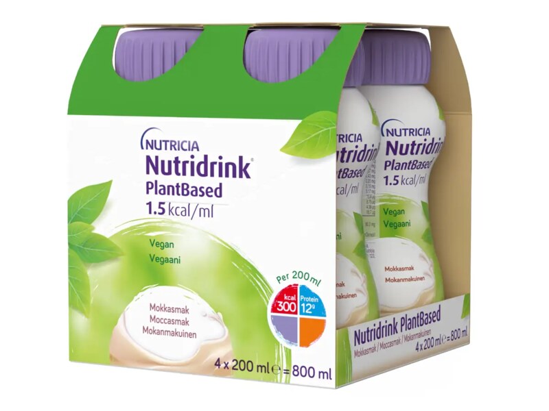 Nutridrink Plant Based nápoj s kávovou příchutí 4x200 ml