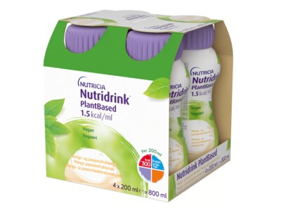 Nutridrink Plant Based nápoj s mangovo- marakujovou příchutí 4x200 ml Nutridrink Plant Based nápoj s mangovo- marakujovou příchutí 4x200 ml