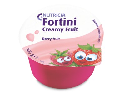 Fortini Multi Fibre Creamy Fruit s červeným ovocem 4x100 g