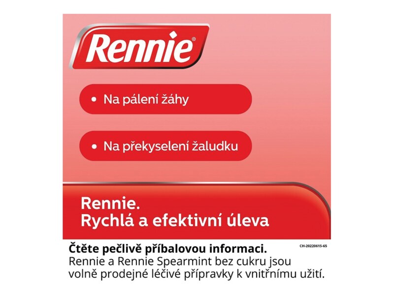 Rennie 96 žvýkacích tablet