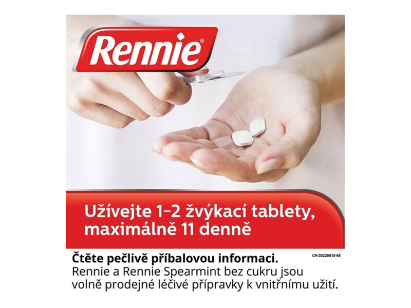Rennie 96 žvýkacích tablet
