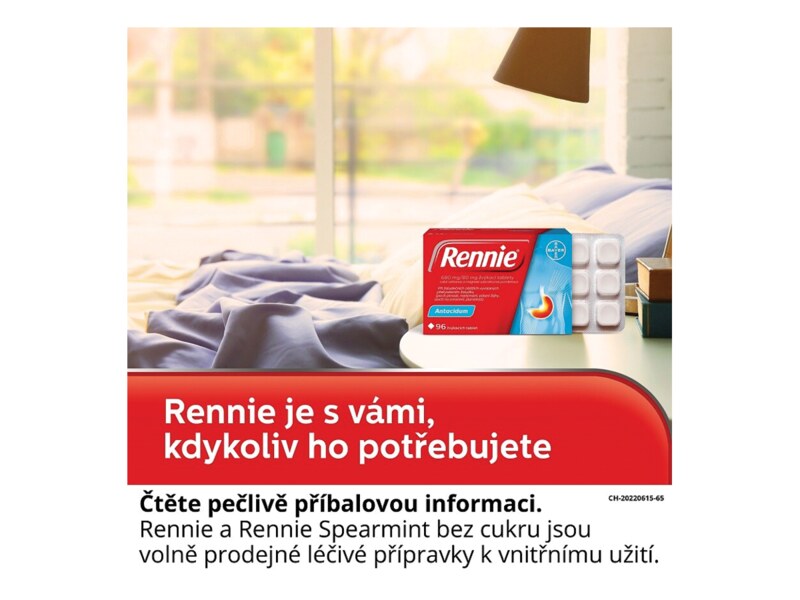 Rennie 96 žvýkacích tablet