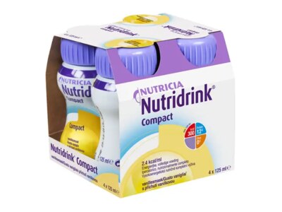 Nutridrink Compact nápoj s vanilkovou příchutí 4x125 ml Nutridrink Compact nápoj s vanilkovou příchutí 4x125 ml