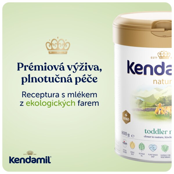 Kendamil Nature 3 batolecí mléko 12+ měsíců 800 g