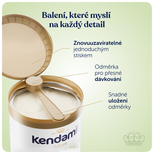 Kendamil Nature 3 batolecí mléko 12+ měsíců 800 g