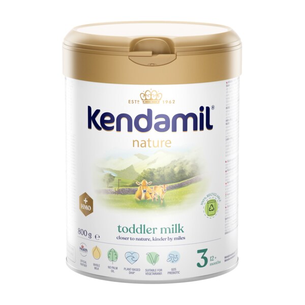 Kendamil Nature 3 batolecí mléko 12+ měsíců 800 g