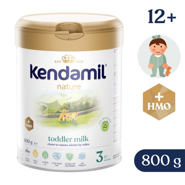 Kendamil Nature 3 batolecí mléko 12+ měsíců 800 g