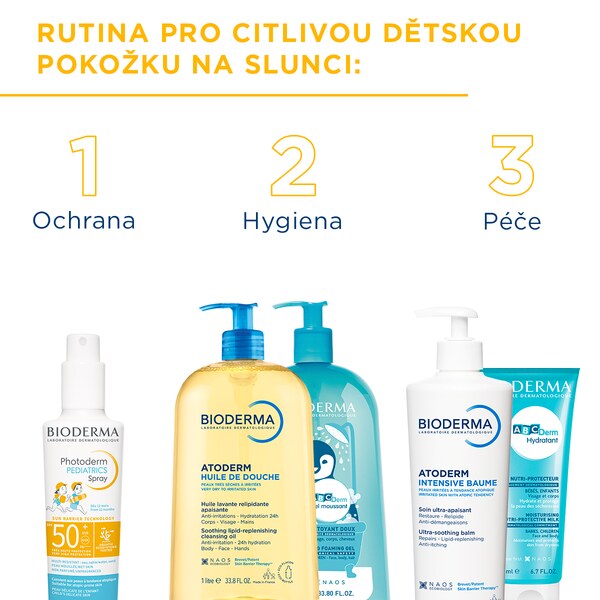 Bioderma Photoderm Pediatrics opalovací sprej SPF50+ pro děti 200 ml 