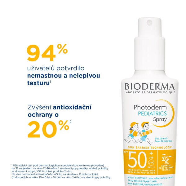 Bioderma Photoderm Pediatrics opalovací sprej SPF50+ pro děti 200 ml 