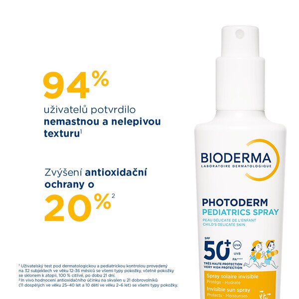Bioderma Photoderm Pediatrics opalovací sprej SPF50+ pro děti 200 ml 