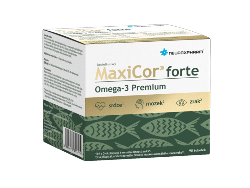 MaxiCor Forte Omega-3 Premium 90 tobolek