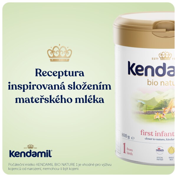 Kendamil BIO Nature 1 počáteční mléko 800 g