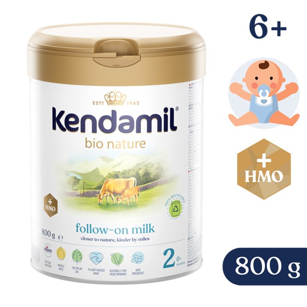 Kendamil BIO Nature 2 pokračovací mléko 6+ měsíců 800 g