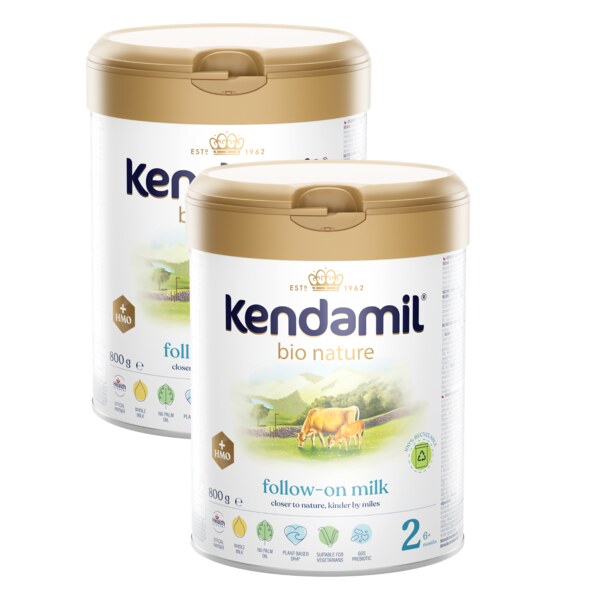 Kendamil BIO Nature 2 pokračovací mléko 6+ měsíců 800 g