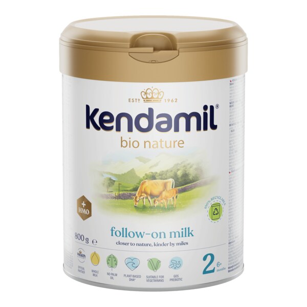 Kendamil BIO Nature 2 pokračovací mléko 6+ měsíců 800 g