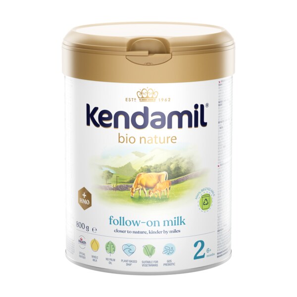 Kendamil BIO Nature 2 pokračovací mléko 6+ měsíců 800 g