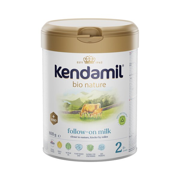 Kendamil BIO Nature 2 pokračovací mléko 6+ měsíců 800 g
