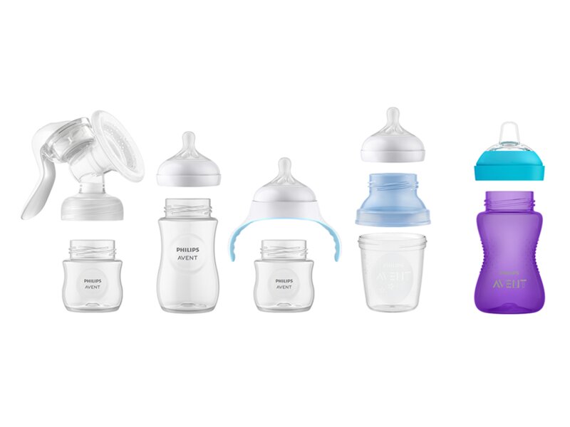 Philips Avent Natural Response startovní sada pro novorozence skleněná