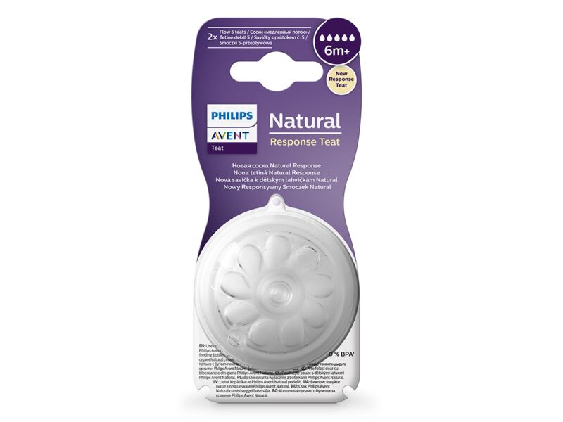 Philips Avent Natural Response savička s rychlým průtokem 6+ měsíců 2 ks