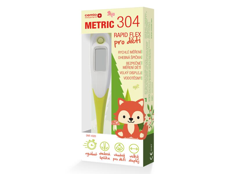 Cemio Metric 304 Rapid Flex Digitální teploměr dětský