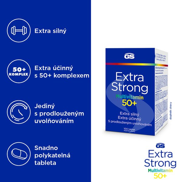GS Extra Strong Multivitamin 50+ 100 tablet GS Extra Strong Multivitamin 50+ 100 tablet