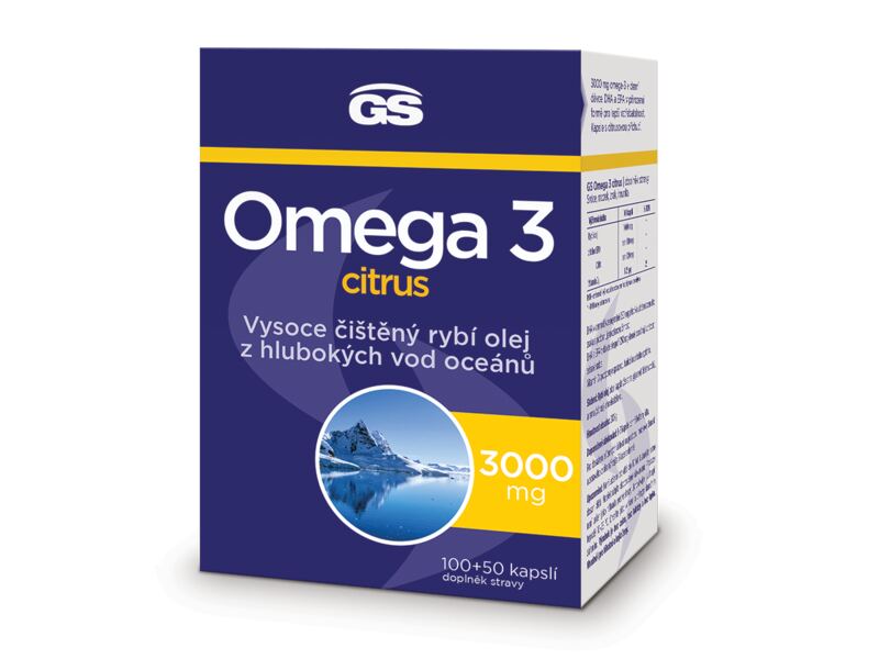 GS Omega 3 Citrus 100+50 kapslí