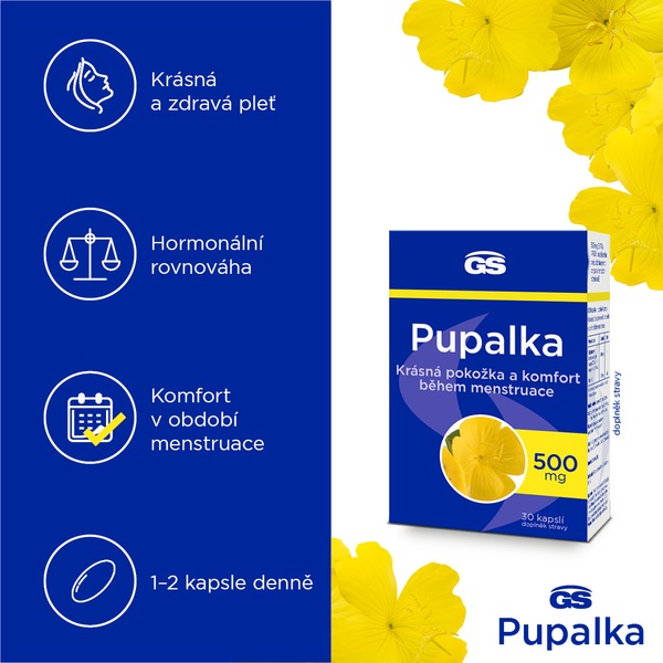 GS Pupalka 30 kapslí GS Pupalka 30 kapslí