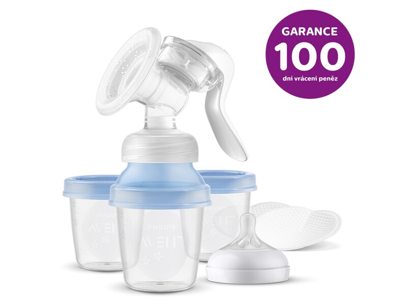 Philips Avent odsávačka mateřského mléka manuální s VIA systémem