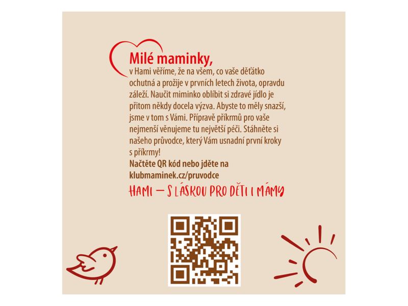 Hami Mléčná kaše na dobrou noc rýžová s banánem 210 g