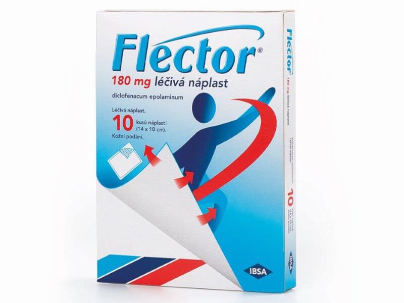Flector 180 mg 10 léčivých náplastí