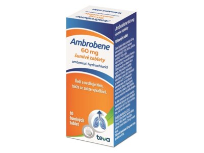 Ambrobene 60 mg 10 šumivých tablet Ambrobene 60 mg 10 šumivých tablet