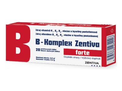 B-Komplex Zentiva Forte 20 tablet B-Komplex Zentiva Forte 20 tablet