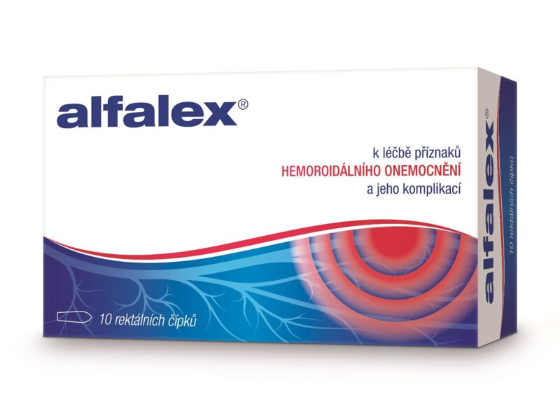 Alfalex 2,5 g 10 čípků