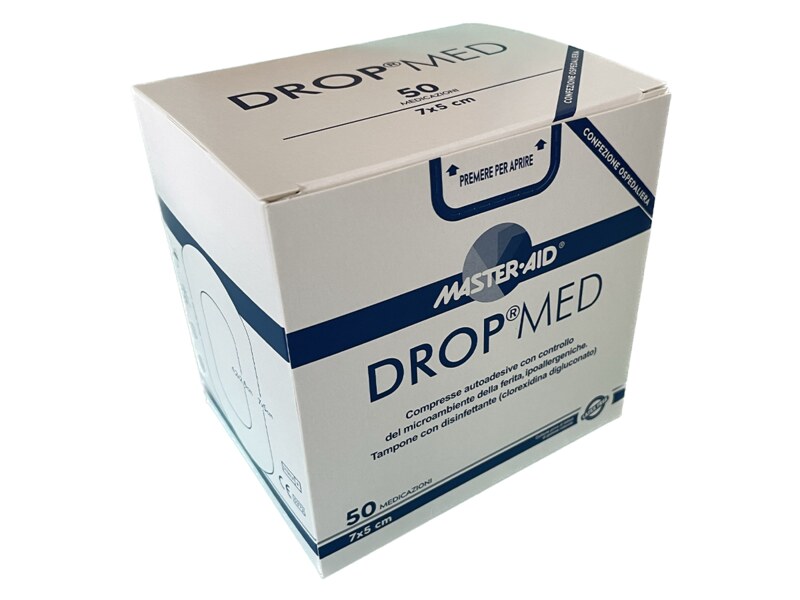 Drop Med Rychloobvaz sterilní antiseptický 7x5 50 ks