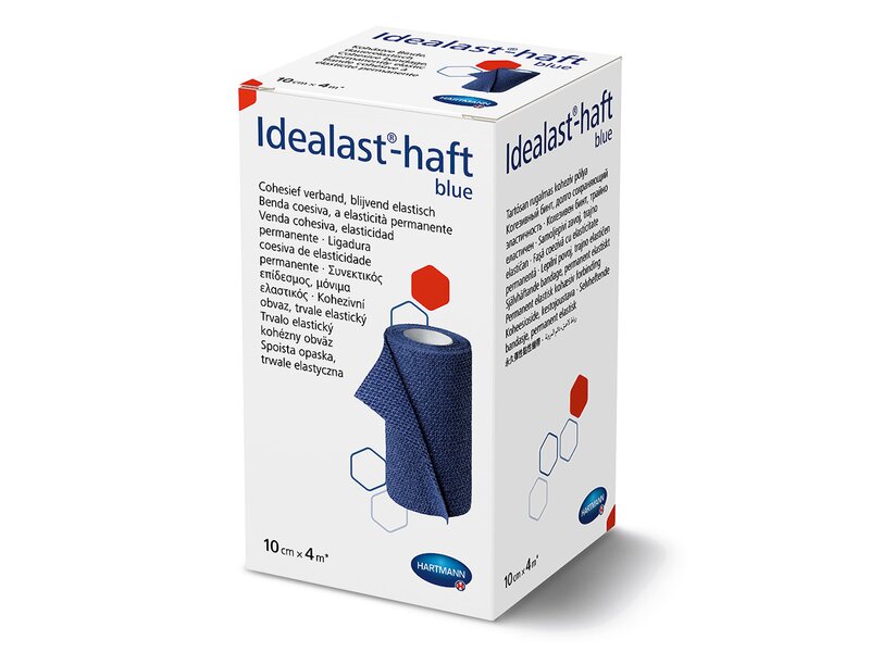 Idealast elastické obinadlo color modré 10 cm x 4 m 1 ks