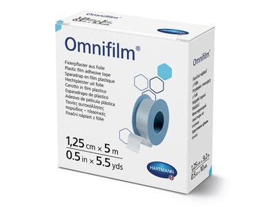 Omnifilm Fixační náplast z porézní fólie 1,25 cm x 5 m 1 ks