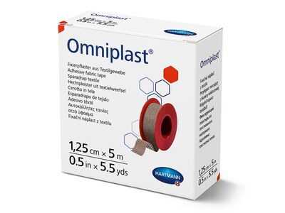 Omniplast Fixační textilní náplast 1,25 cm x 5 m 1 ks