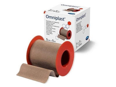 Omniplast Fixační textilní náplast 5 cm x 5 m 1 ks