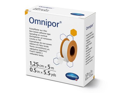 Omnipor Fixační náplast z netkaného textilu 1,25 cm x 5 m 1 ks Omnipor Fixační náplast z netkaného textilu 1,25 cm x 5 m 1 ks