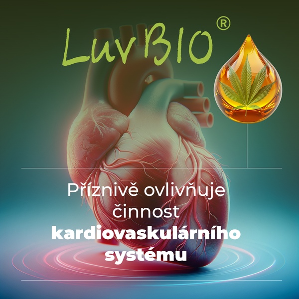 LuvBIO CBD 15 % BIO konopný olej 10 ml