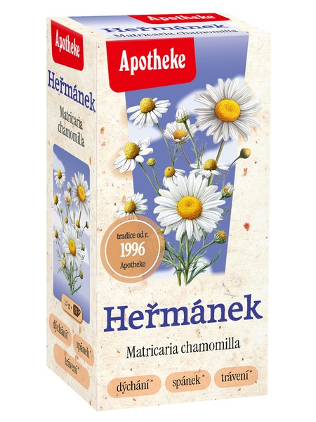Apotheke Heřmánek pravý nálevové sáčky 20x1,5 g Apotheke Heřmánek pravý nálevové sáčky 20x1,5 g