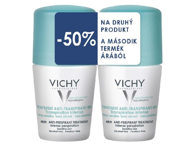 Vichy Deo Duo roll-on 48h intenzivní 2x50 ml
