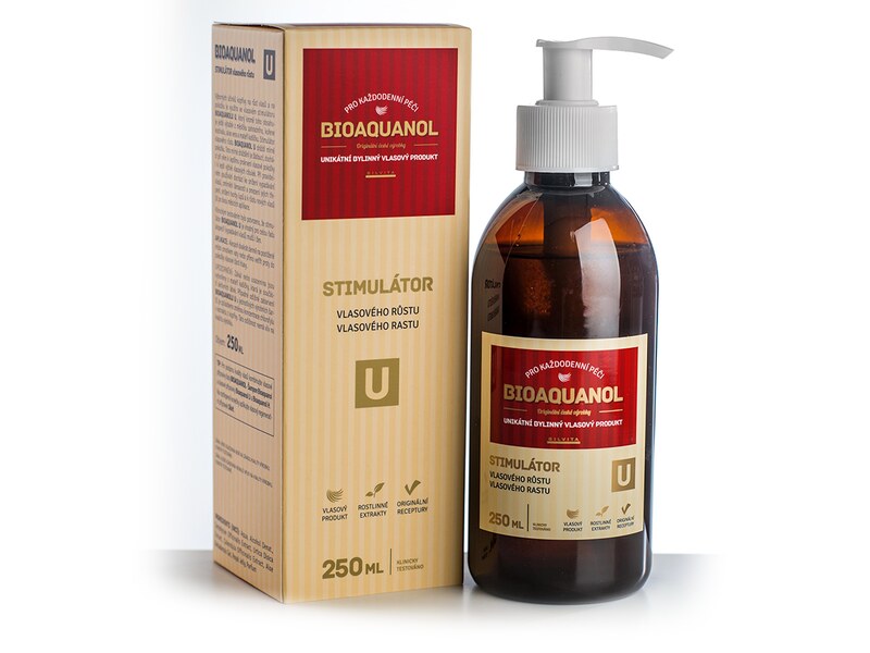 Bioaquanol U stimulátor vlasového růstu 250 ml