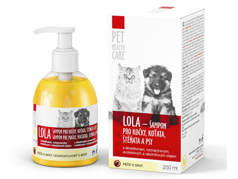 Pet Health Care Lola šampon pro psy a kočky s dávkovačem 250 ml