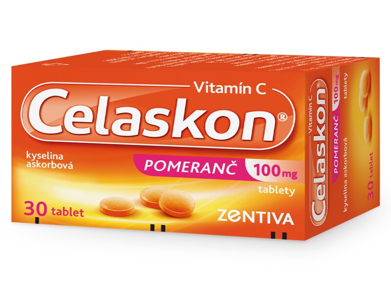 Celaskon 100 mg pomeranč 30 tablet Celaskon 100 mg pomeranč 30 tablet