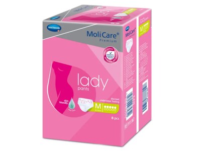 MoliCare Lady Pants inkontinenční kalhotky 5 kapek M 8 ks MoliCare Lady Pants inkontinenční kalhotky 5 kapek M 8 ks